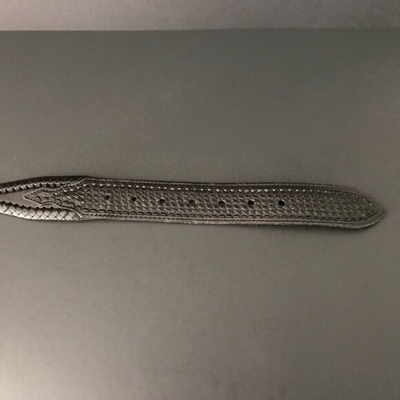 Montana Silversmiths Men's Buckle with Hand Tooled Custom Made Leather Belt - Picture 11 of 12